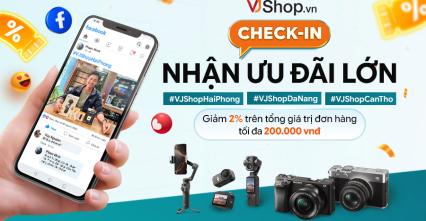 Chương Trình Check-in Liền Tay – Nhận Ngay Ưu Đãi Lớn Tại VJShop!