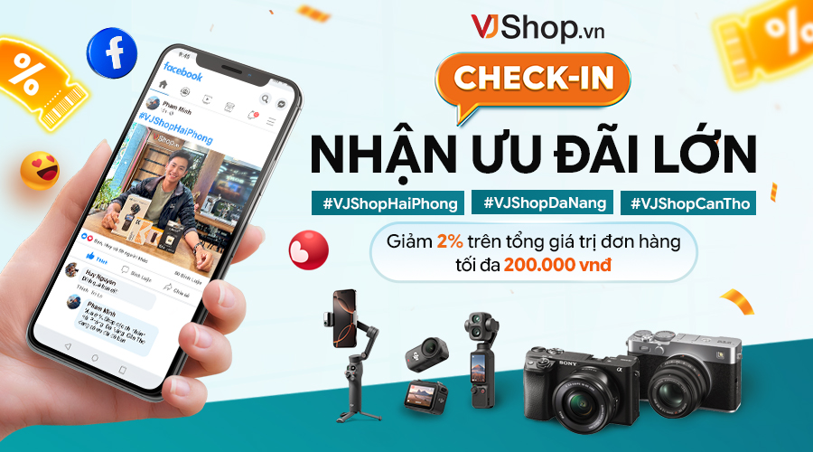Chương Trình Check-in Liền Tay – Nhận Ngay Ưu Đãi Lớn Tại VJShop!