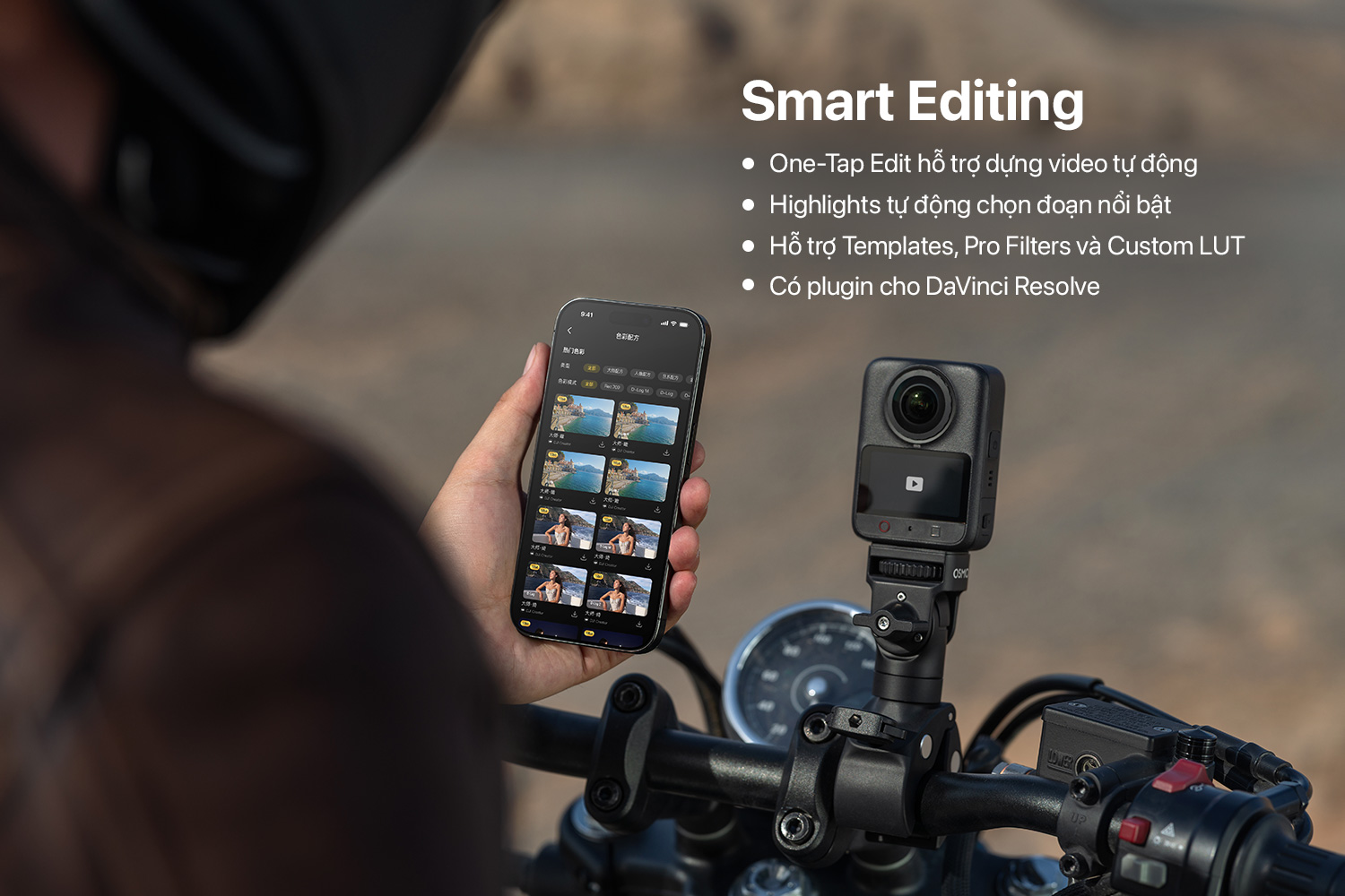 AI phân tích footage, chọn template phù hợp và dựng video