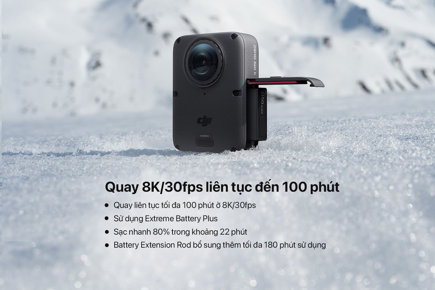 Quay 8K liên tục trong 100 phút