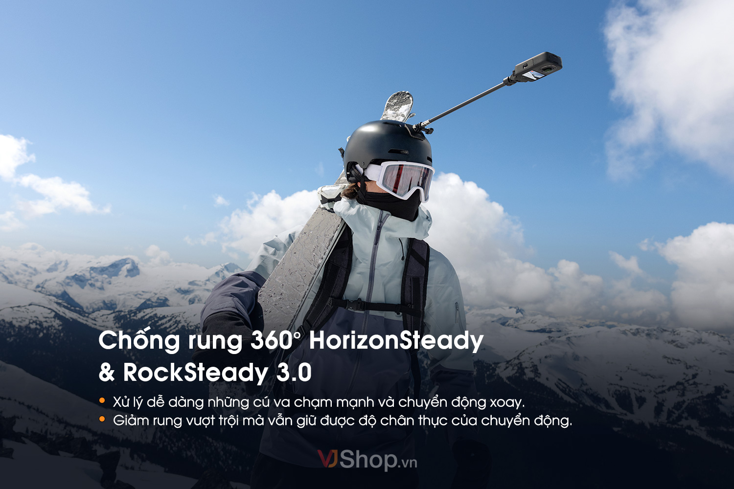 Ổn định hình ảnh 360° HorizonSteady & RockSteady 3.0 