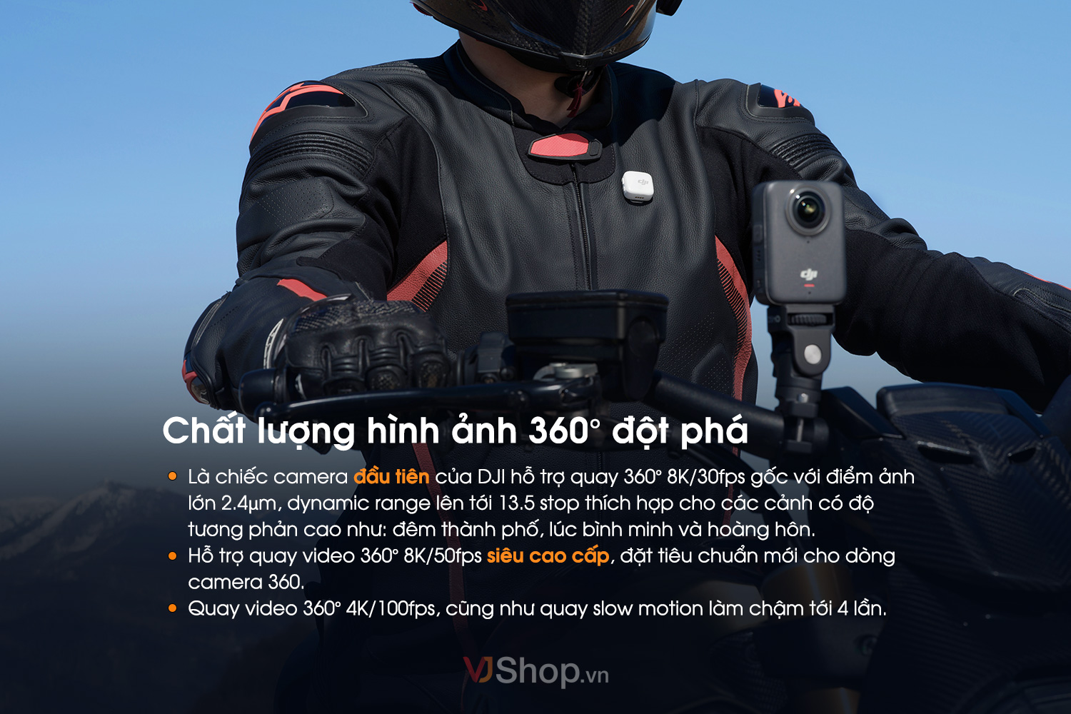 DJI Osmo 360 mở ra kỷ nguyên mới cho quay phim 360° với khả năng quay 8K chất lượng cao