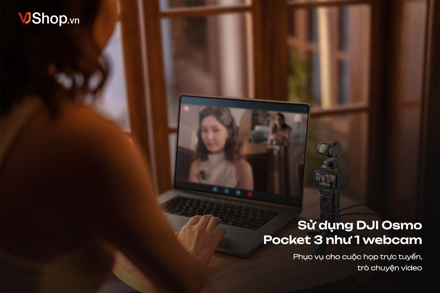 Sử dụng DJI Pocket 3 như webcam