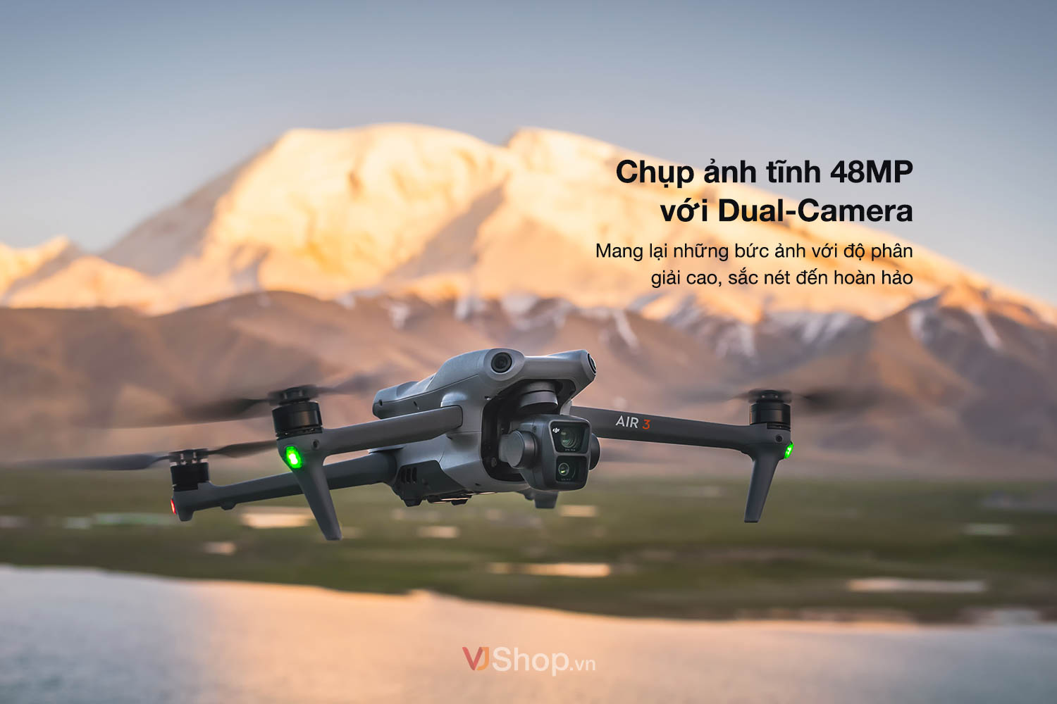 DJI Air 3 có khả năng chụp ảnh 48MP