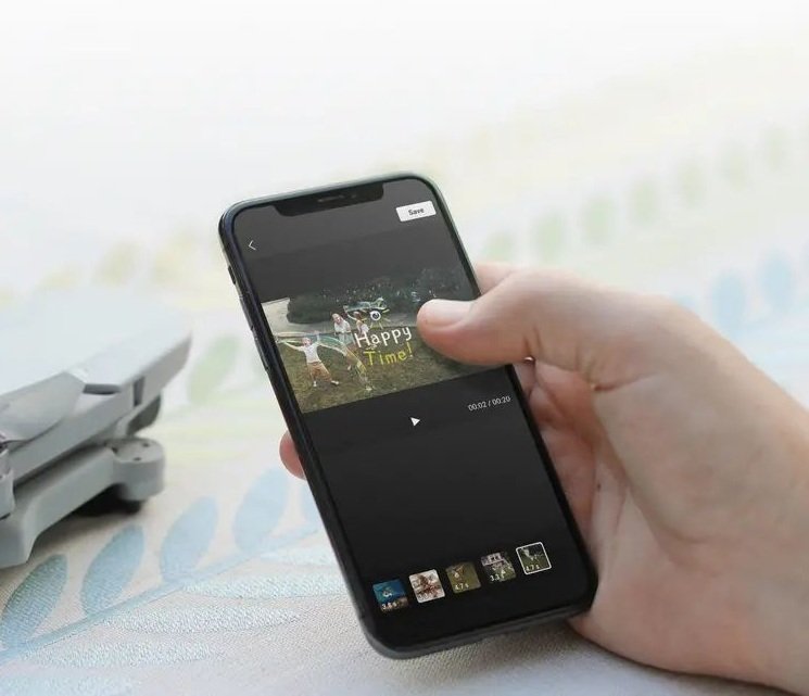 DJI Mini SE dễ dàng kết nối điện thoại di động để chia sẻ hình ảnh, video