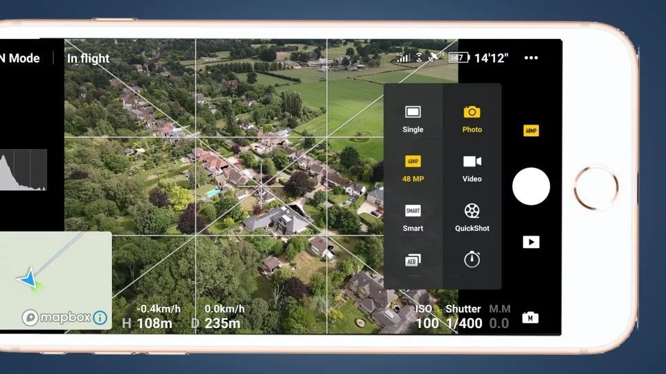 Tính năng chụp ảnh 48MP của DJI Mavic air 2