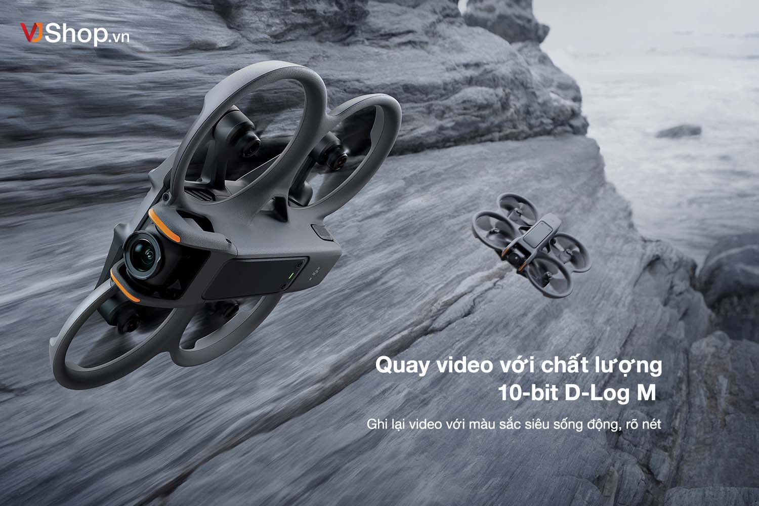 DJI Avata 2 hỗ trợ quay video 10-bit D-Log M