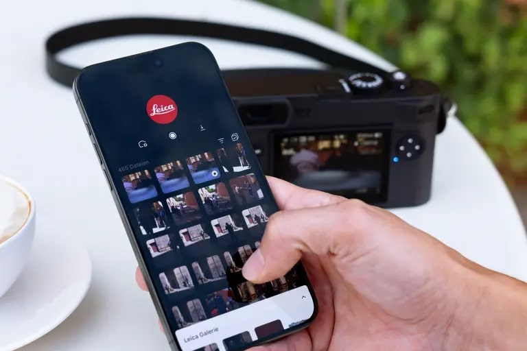 Truyền ảnh thông qua ứng dụng Leica Fotos