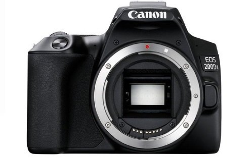 Canon EOS 200D Mark II có trọng lượng tương đối nhẹ
