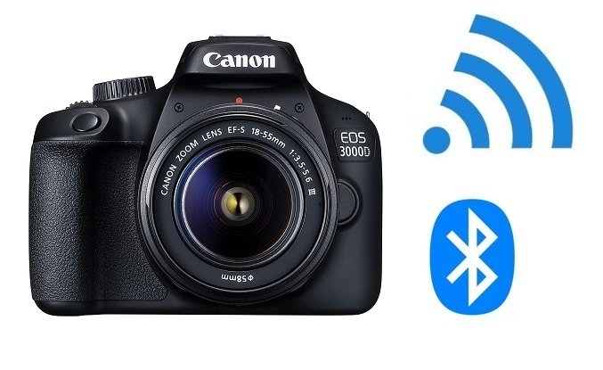 Máy ảnh Canon 3000D tích hợp kết nối wi-fi