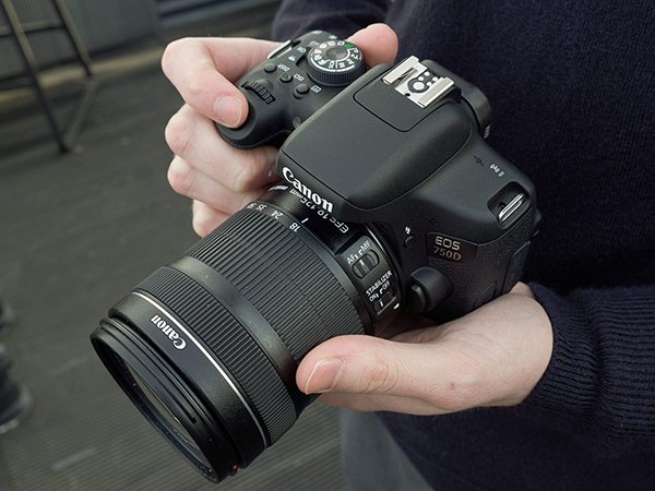 ống kính canon 750d 