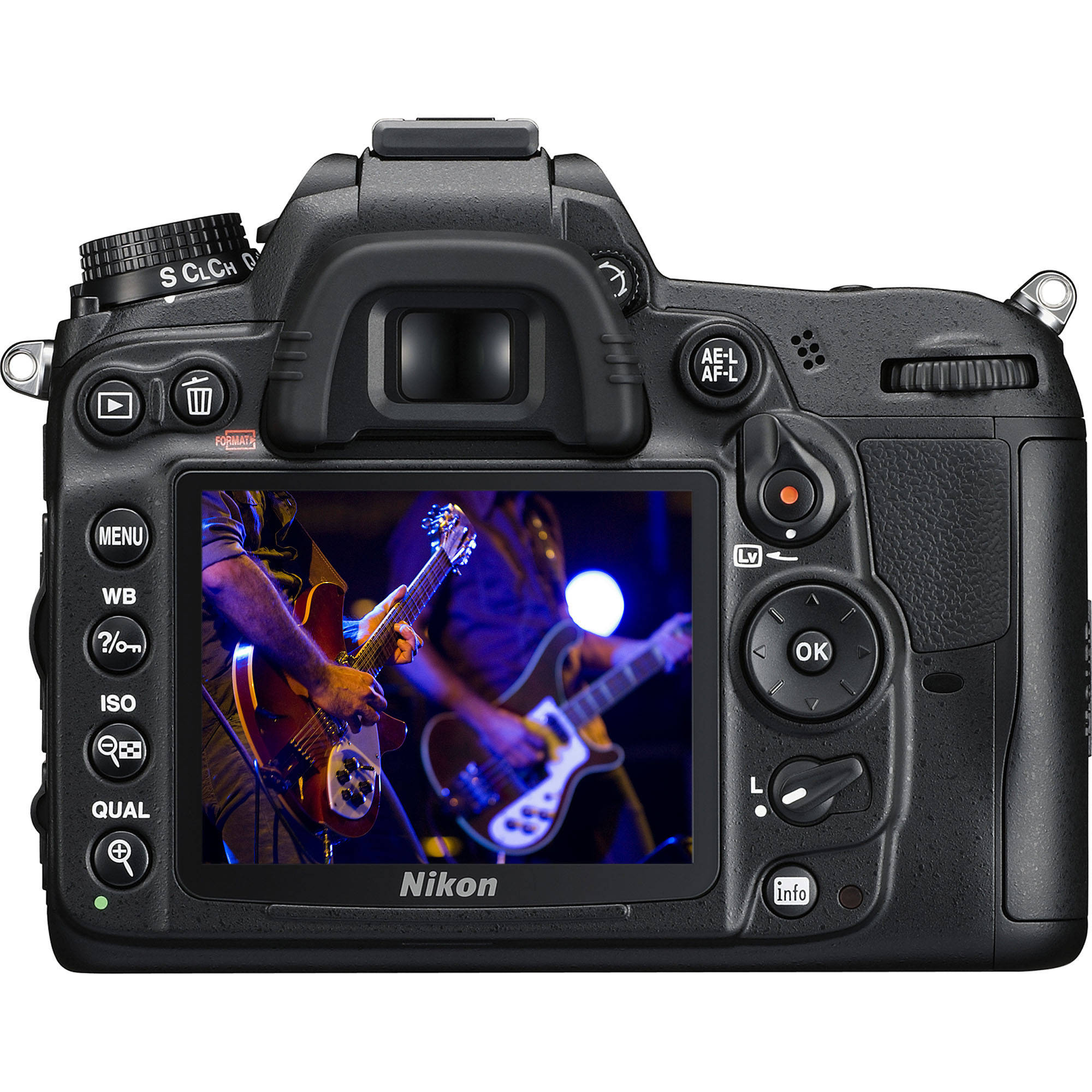 Màn hình 3'' Nikon D7000 hiển thị hình ảnh chất lượng