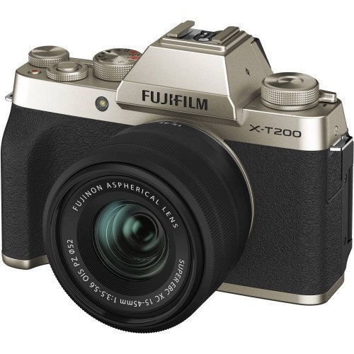 Fujifilm X-T200 + Lens XC 15-45mm F/3.5-5.6 (Champagne Gold) | Chính hãng