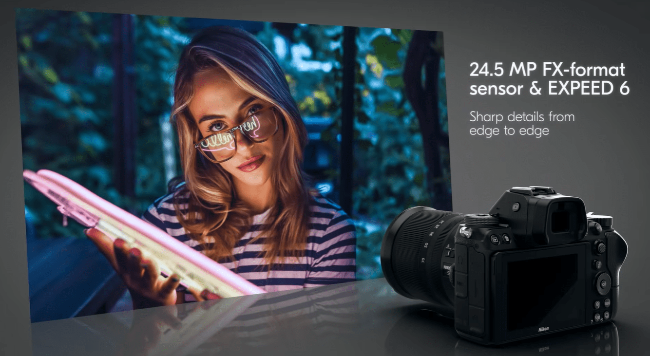 máy ảnh Nikon z6 cảm biến