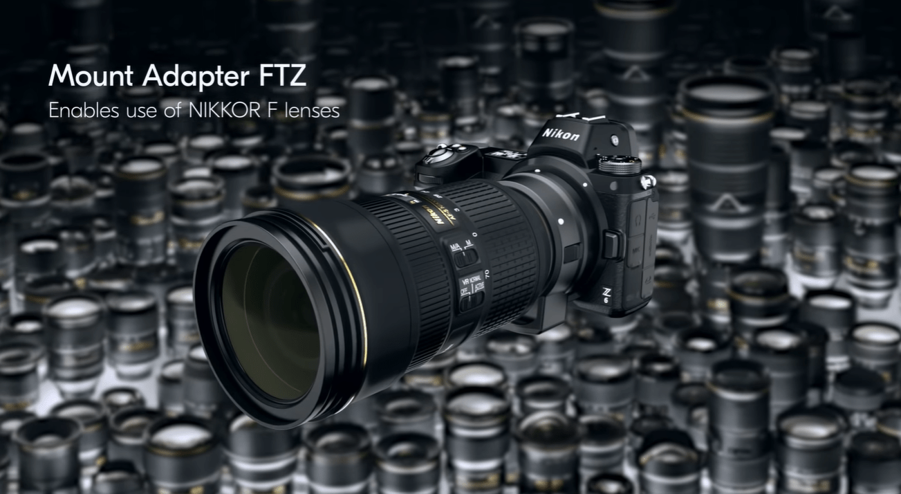 Nikon z6 ngàm FTZ và lens