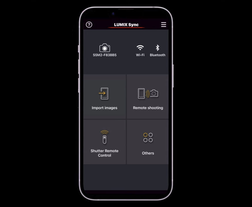  Lumix Sync - một ứng dụng được thiết kế để ghép nối với máy ảnh để điều khiển chụp từ xa trên điện thoại thông minh