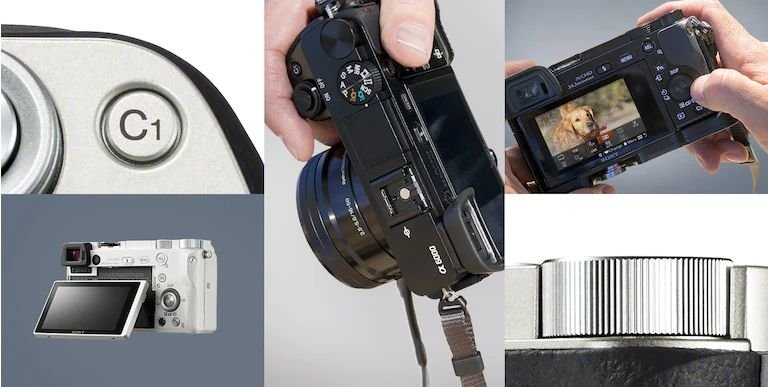 máy ảnh sony a6000 có thiết kế nhỏ gọn nhưng mạnh mẽ