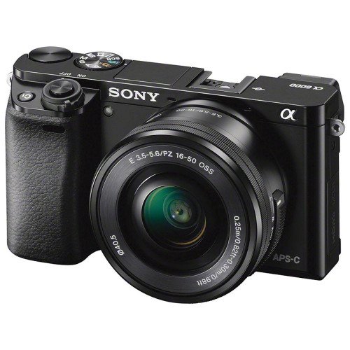 Sony Alpha A6000 + Lens 16-50mm F3.5-5.6 (Black)