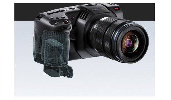 Pocket Cinema Camera 4K - Pin Canon LP-E6 