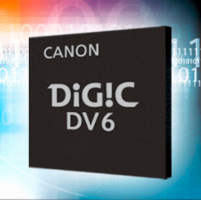 Bộ xử lý hình ảnh DiG! C DV 6 được tích hợp trên Canon XA55