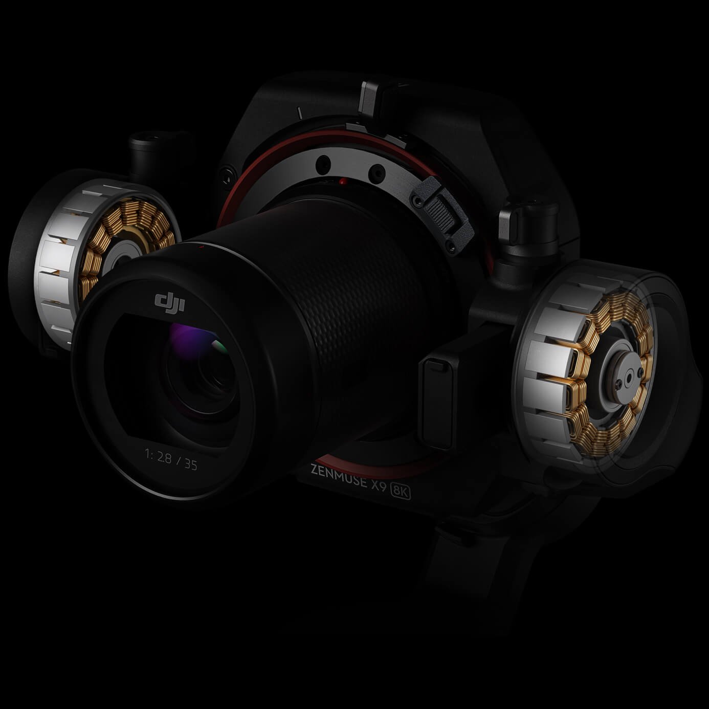 Hệ thống ổn định hình ảnh trên máy ảnh gimbal Zenmuse X9