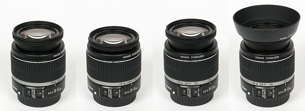 lens kit 18-55 canon chống rung ổn định, cho hình ảnh sắc nét
