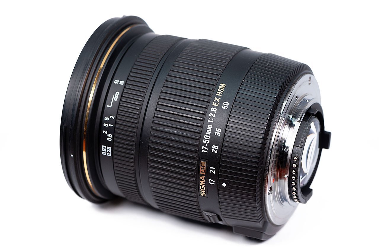 sigma 17-50 nikon canon được mạ bằng kim loại sáng bóng