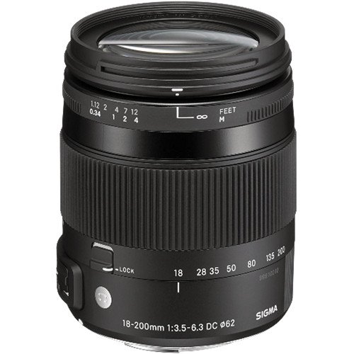 Sigma 18-200mm f/3.5-6.3 DC Macro OS HSM Contemporary - Ống kính Zoom đa năng