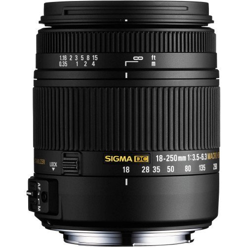 Sigma 18-250mm F3.5-6.3 DC Macro OS HSM For Nikon