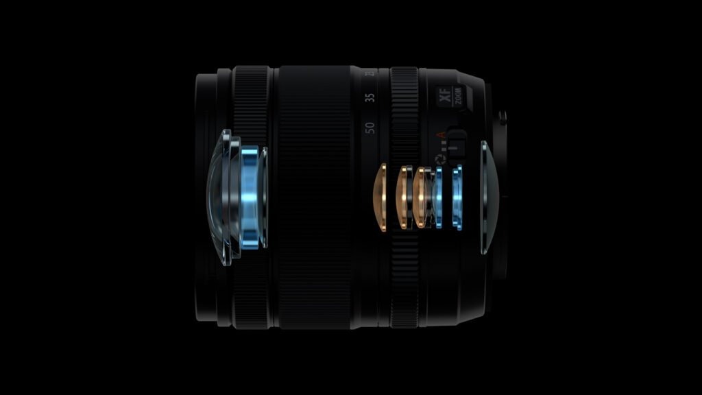 Ống kính Fujifilm XF 16-50mm f/2.8-4.8 R LM WR: Cấu trúc quang học