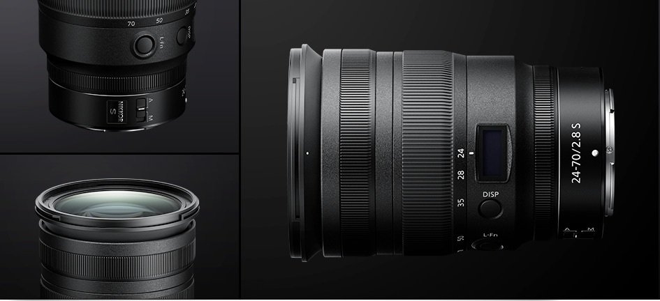Ống kính Nikon Z 24-70mm f/2.8 S thu phóng tiêu chuẩn