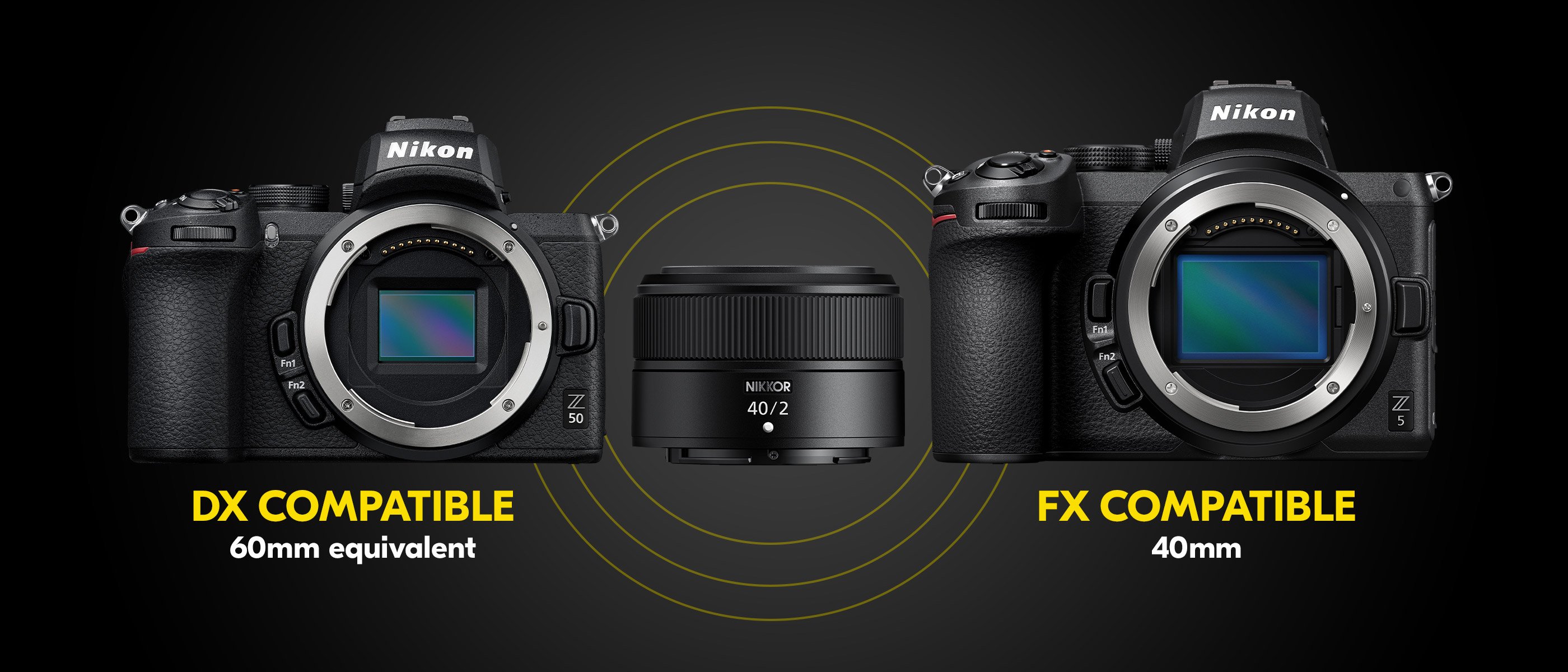 Nikon Z 40mm f/2 tương thích cả máy ảnh DX và FX