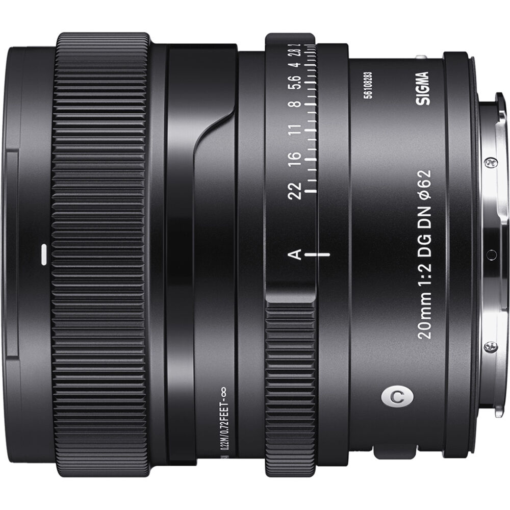 Thiết kế quang học của Sigma 20mm f/2 DG DN