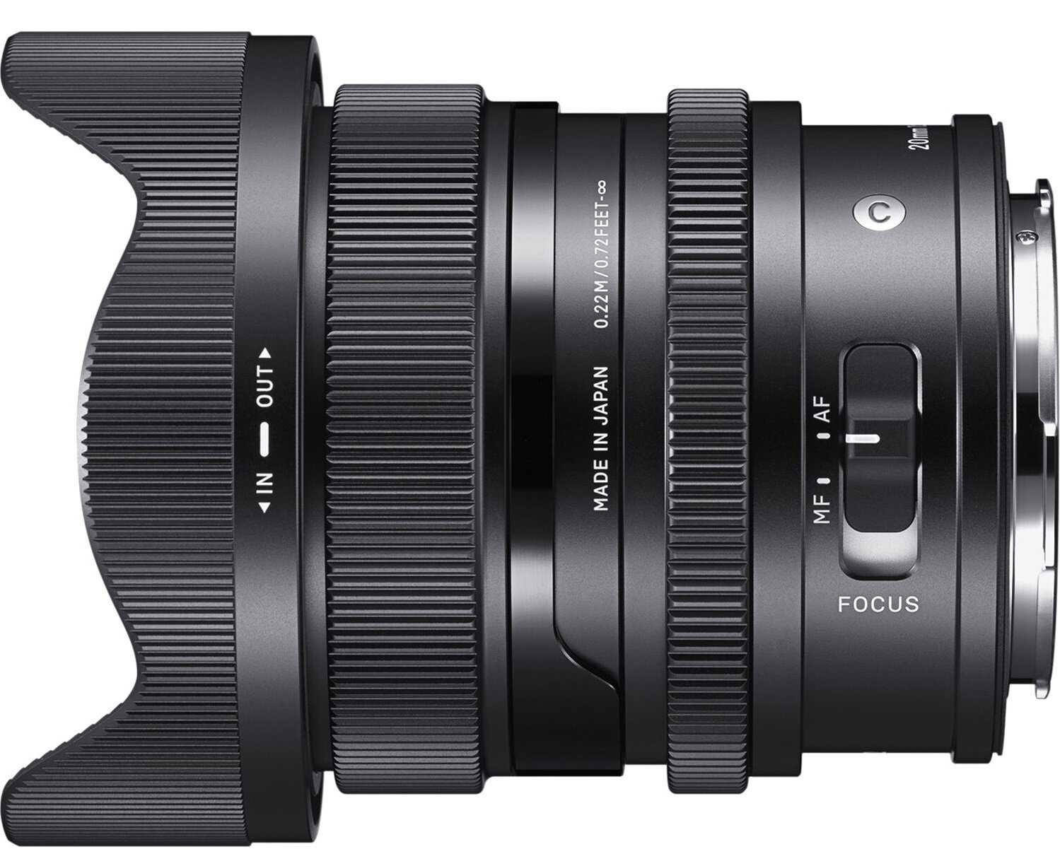 Sigma 20mm f/2 DG DN có khả năng lấy nét tự động mượt mà