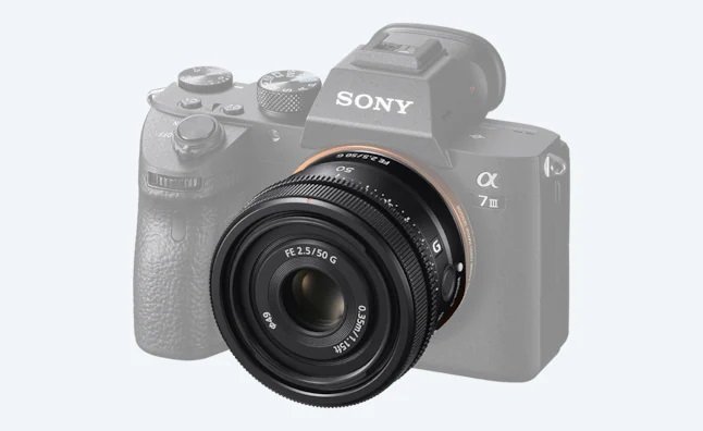 Sony FE 50mm f2.5 G - Thiết kế nhỏ gọn