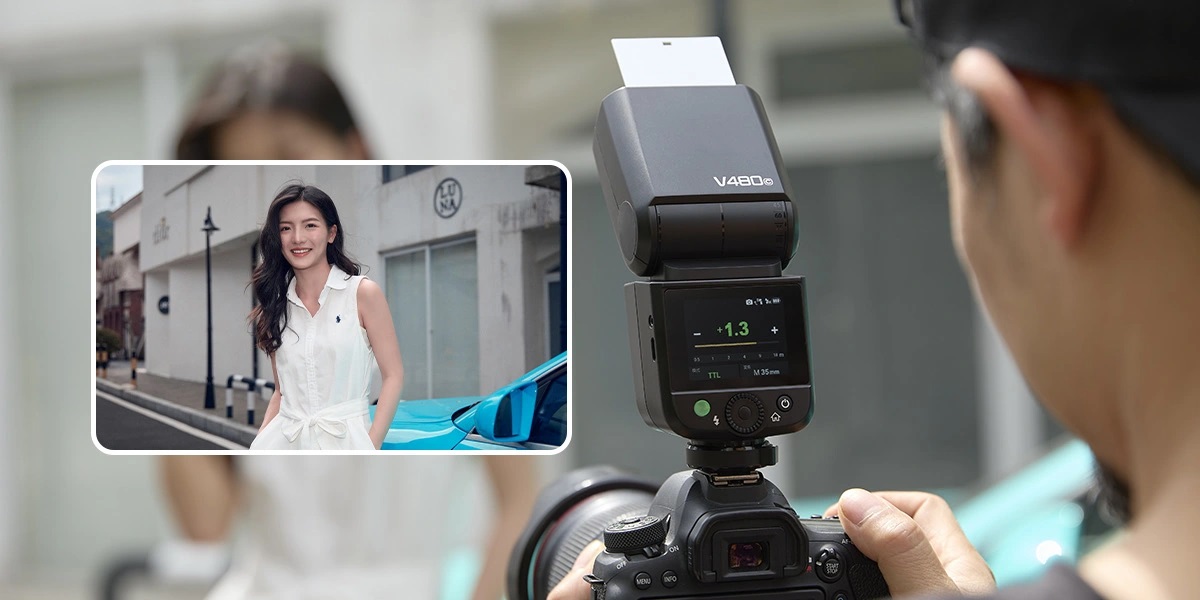 Godox V480 vận hành bền bỉ cho cả ngày làm việc