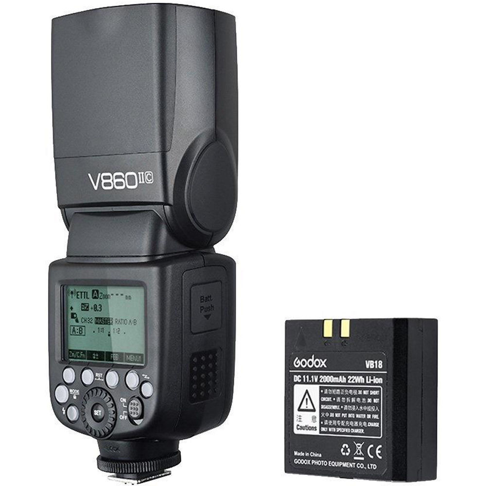 GODOX V860II với pin li-on mạnh mẽ