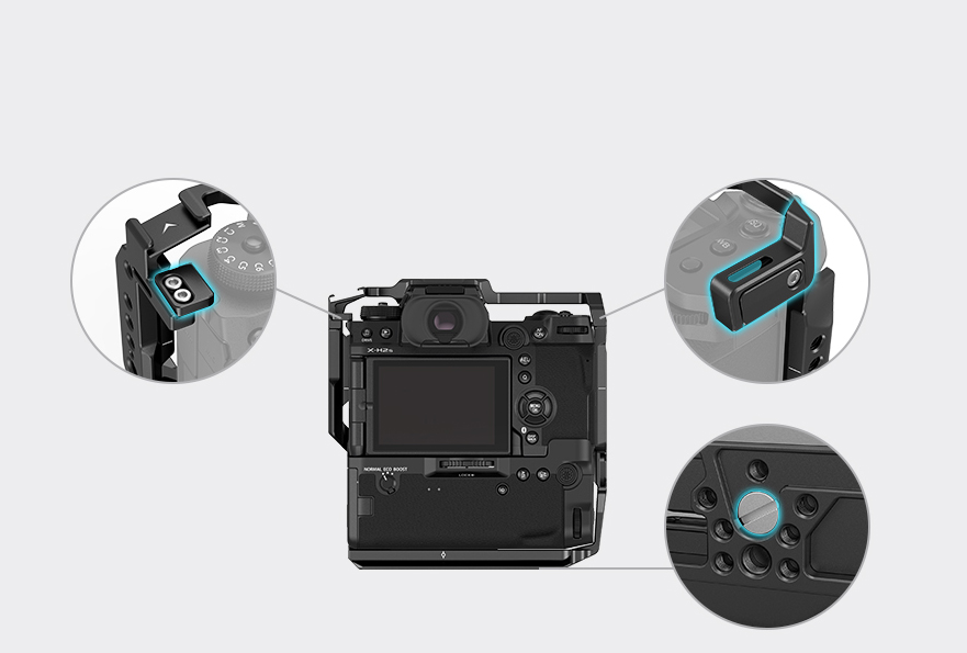 SmallRig Multifunctional Cage cho FUJIFILM XH2 XH2S và FT XH VG XH Battery Grip