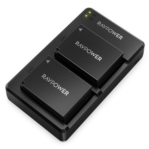 Bộ 2 pin và sạc đôi RAVPOWEW W126s - RP-BC023 (For X-H1 / X-Pro3 / X-T3 / X-T2 / X-T30 / X-T20 / X-T200 / X-T100 / X-E3 / X-A7 / X-A5 / X100V / X100F)