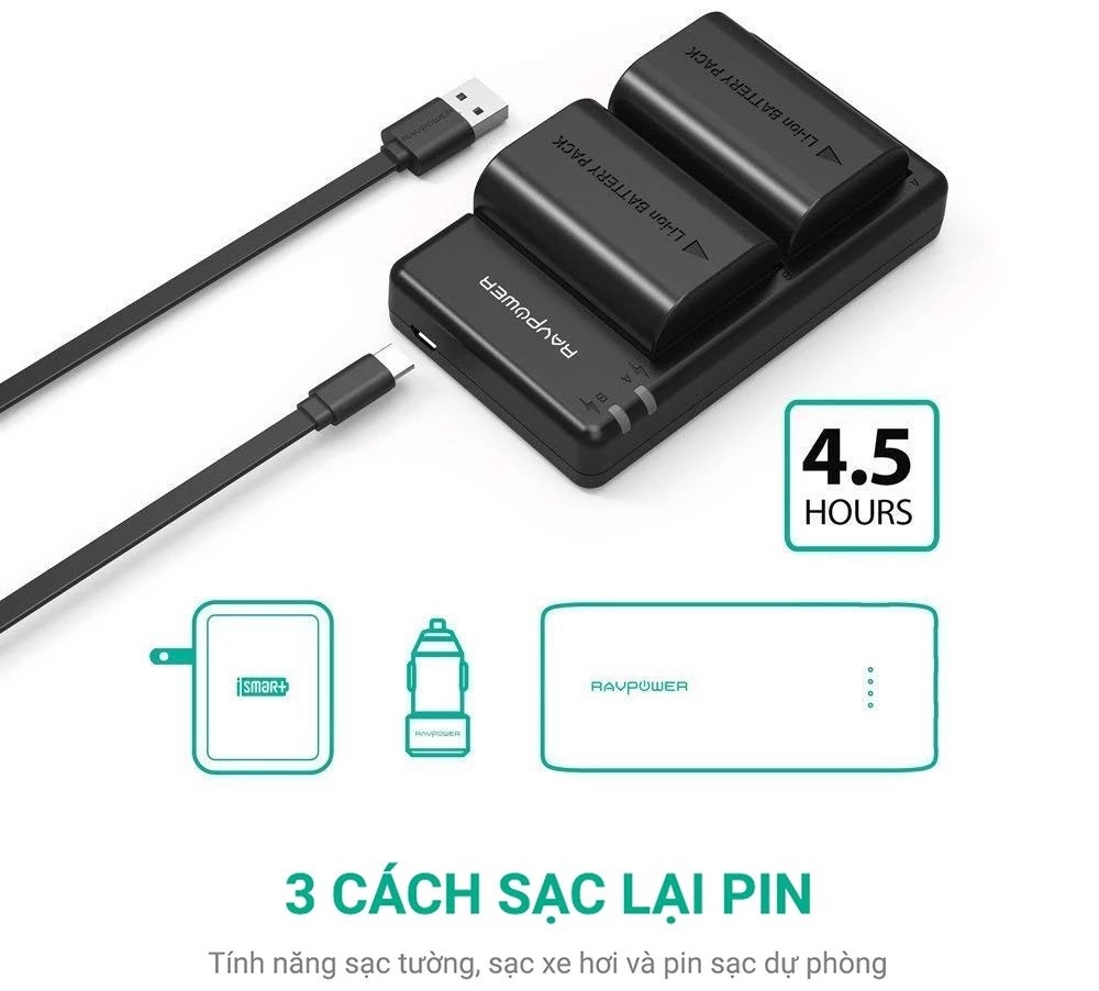 Thời gian sạc nhanh chóng