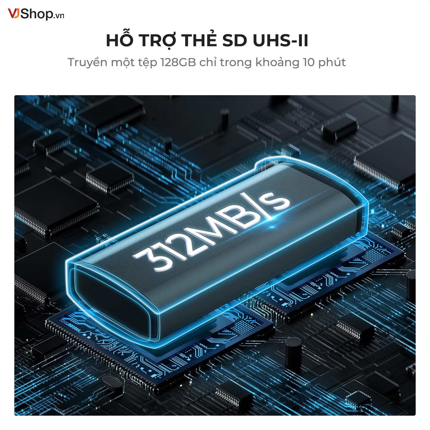 Tốc độ truyền dữ liệu 312MB/s của K&F Concept KF31.190