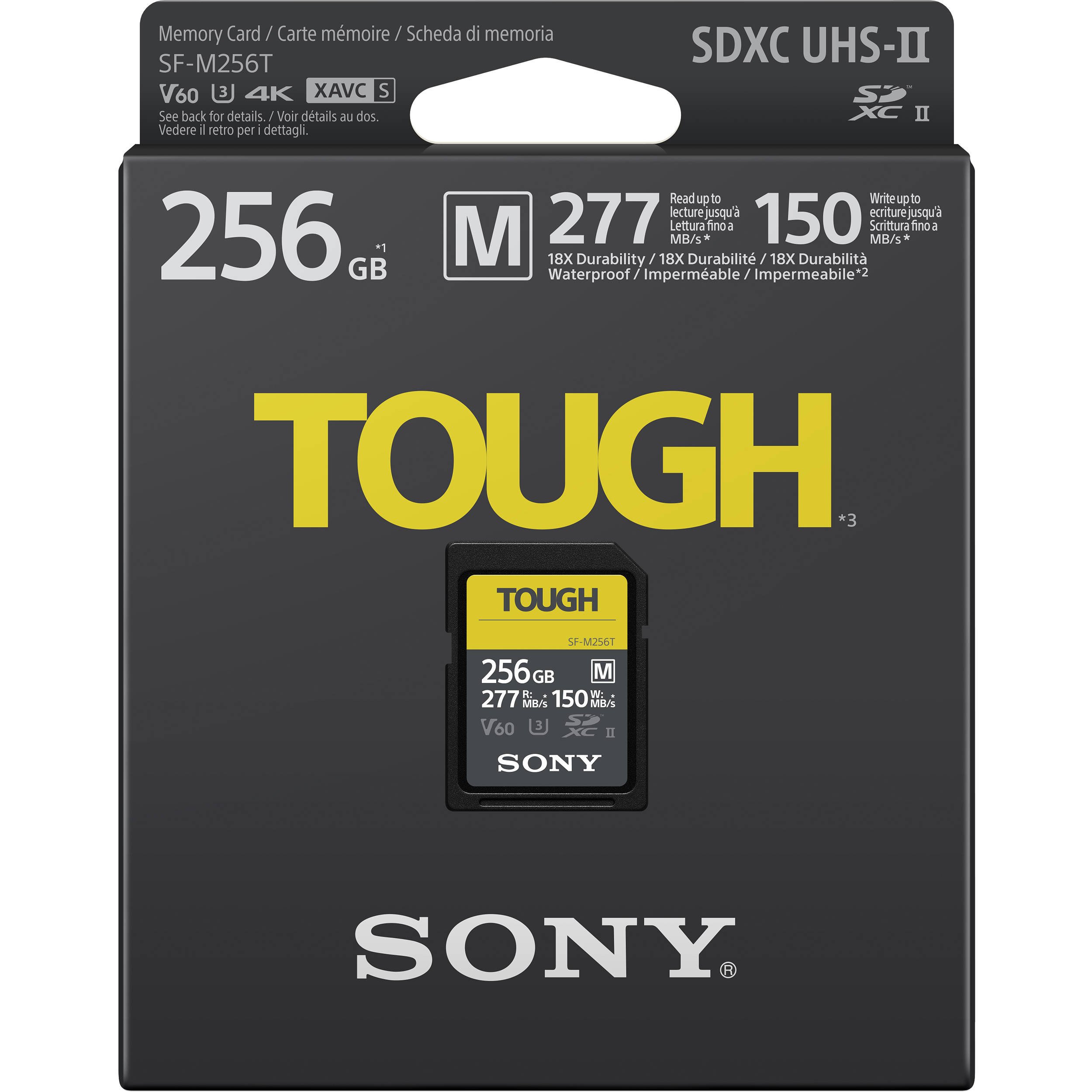 Thẻ nhớ Sony SDXC 256GB SF-M Tough Series UHS-II lấy lại dữ liệu đã xóa