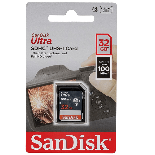 Thẻ nhớ SDHC 32Gb Sandisk Ultra Class 10 Uhs-I 100Mb/S