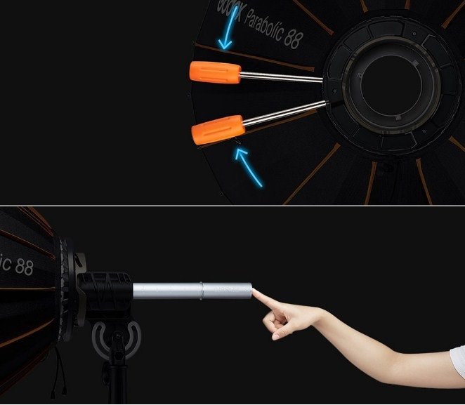 Parabolic Light Focusing System có thiết kế dễ lắp đặt