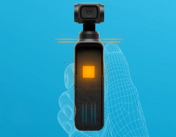 hệ thống làm mát trên DJI Osmo Pocket Gimbal