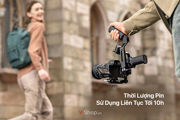 Thời gian sử dụng của RS 3 Mini lên đến 10 tiếng