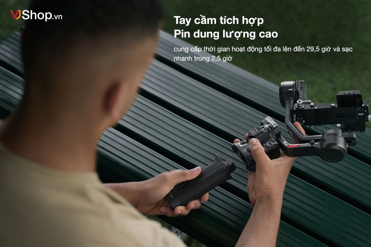 Battery Grip DJI RS BG70 dung lượng lớn