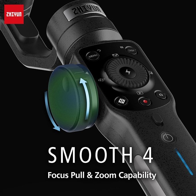 Zhiyun Smooth 4 với khả năng Focus và Zoom