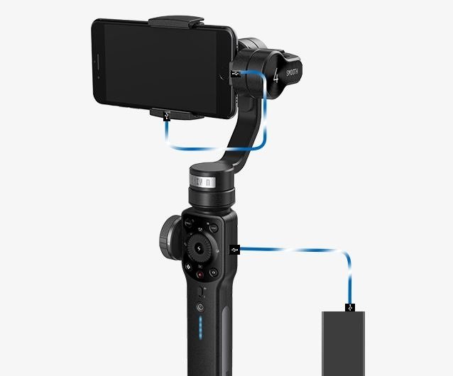 Zhiyun Smooth 4 cho thời lượng hoạt động lâu hơn