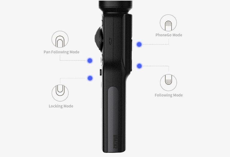 Zhiyun Smooth 4 thiết kế đơn giản